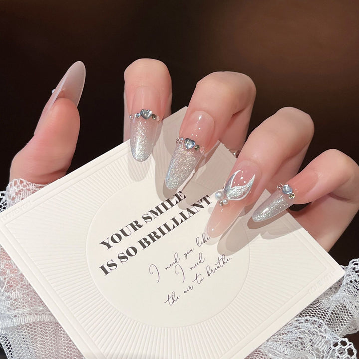 Elegant Long Stiletto Press-On Nails Bowlift