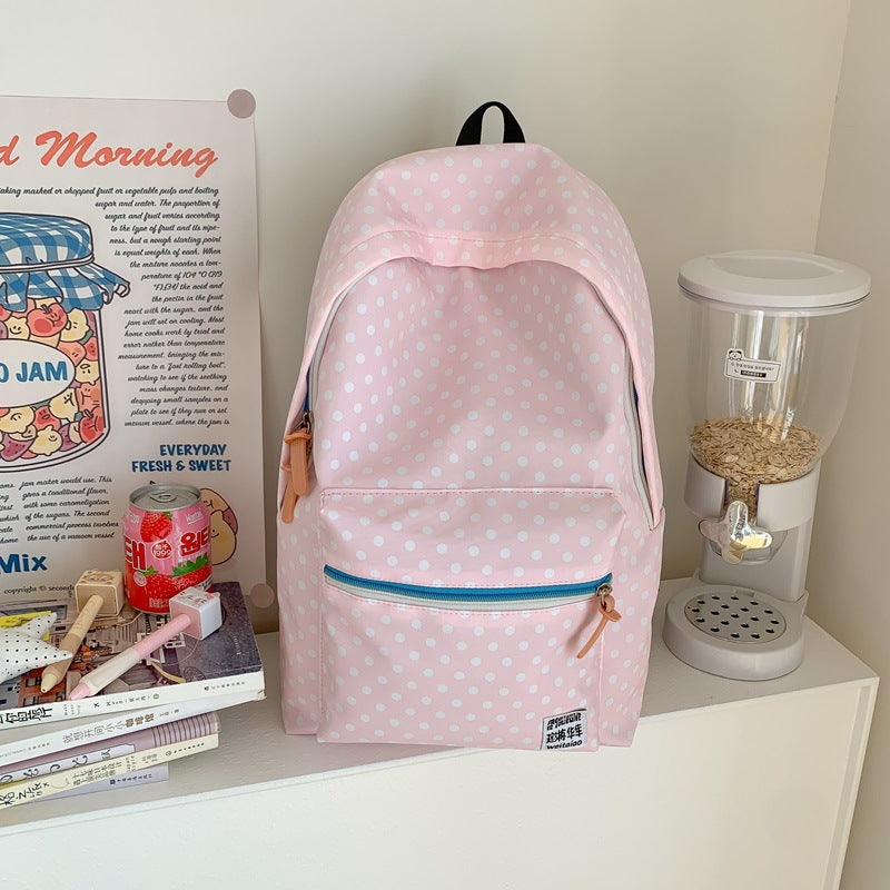 Polka Dot Design Backpack