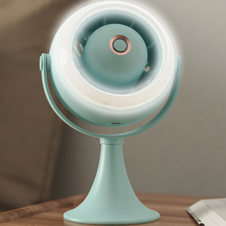 Ladies table fan in modern ball design Bowlift