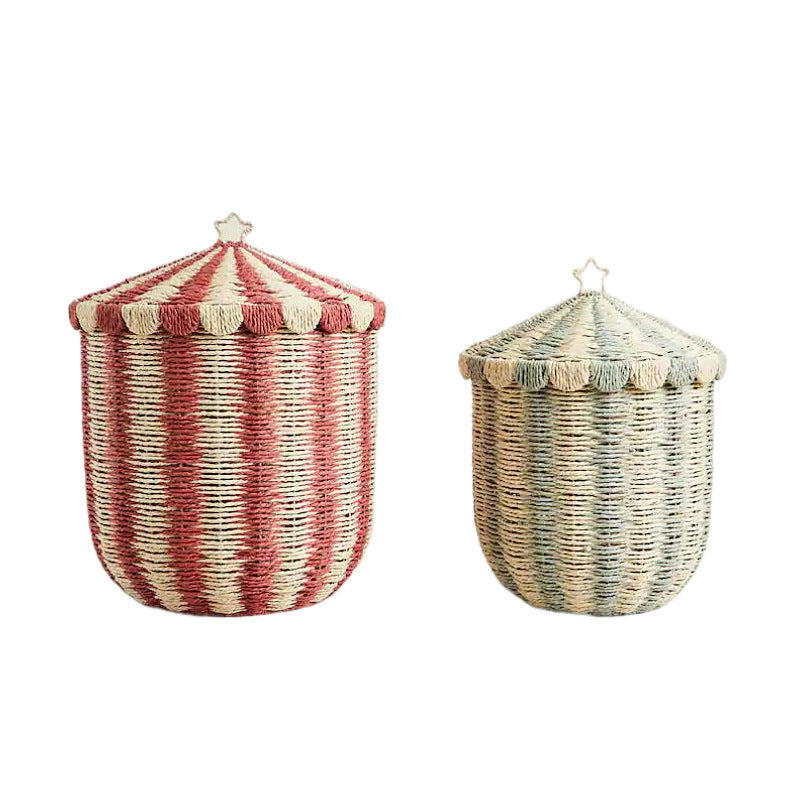Handmade storage basket in playful design Bowlift
