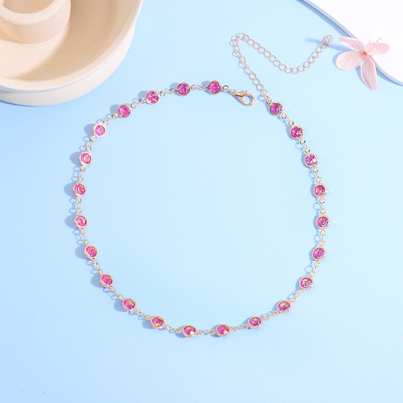 Sparkling Crystal Choker Necklace Bowlift