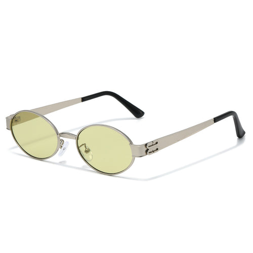 Vintage-Inspired Oval Sunglasses Bowlift
