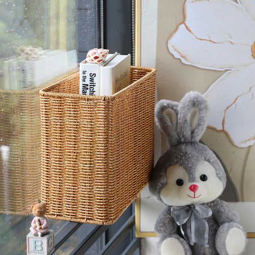 Unisex Rectangular Handwoven Storage Basket Bowlift