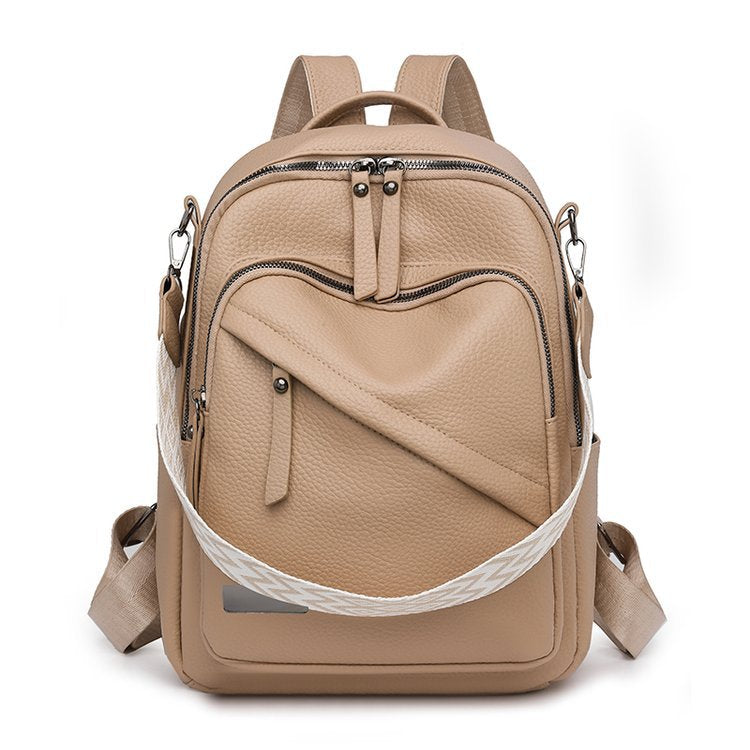 Stylish Leather Backpack Bowlift