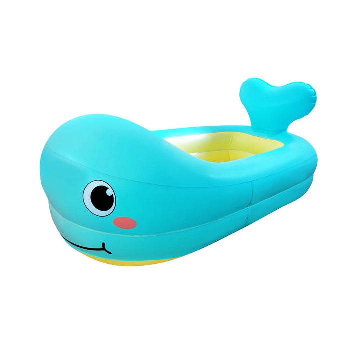 Women Inflatable Bathtub Lounger in the Shape of a Whale Bowlift