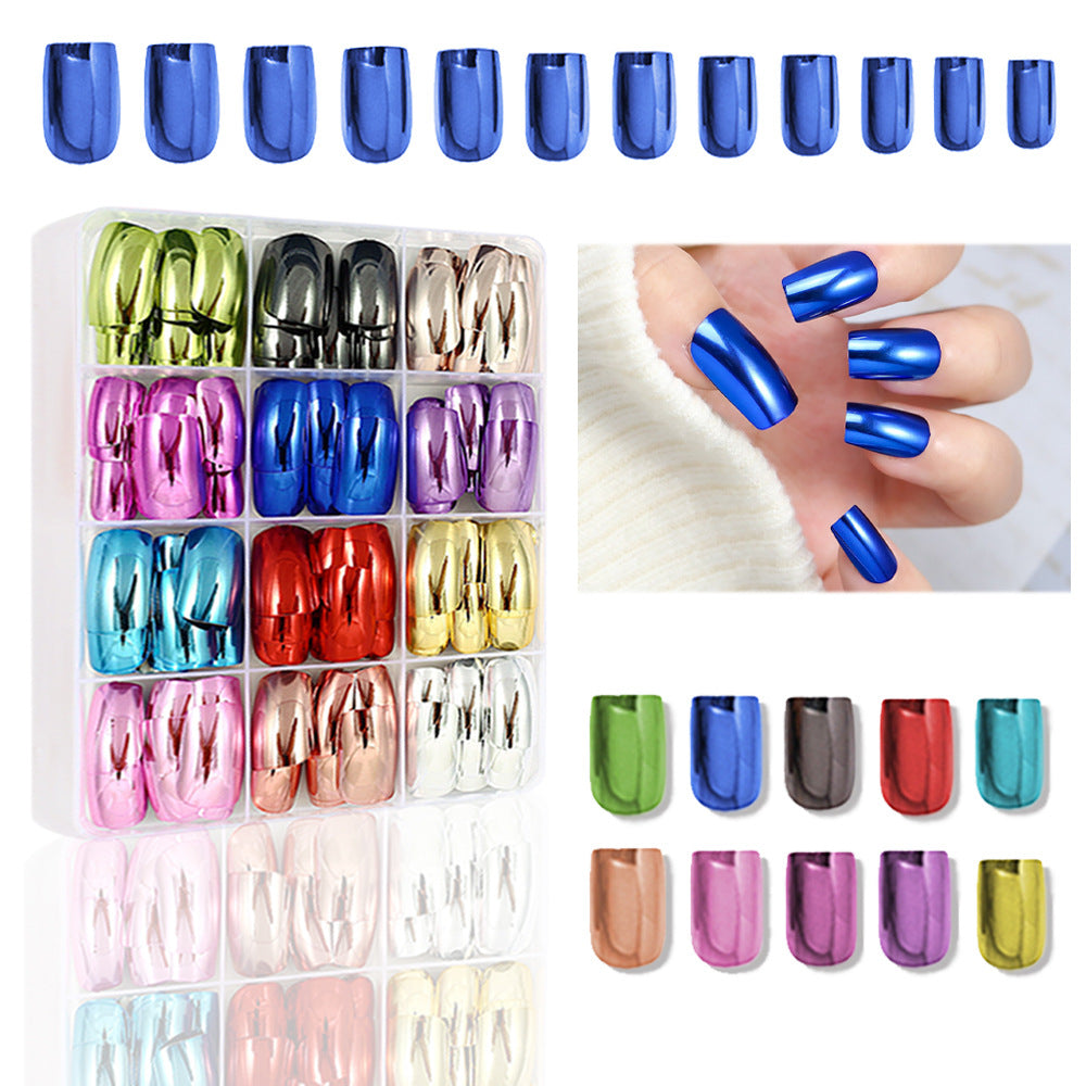 Metallic Polish Press-On Nail Set Bowlift