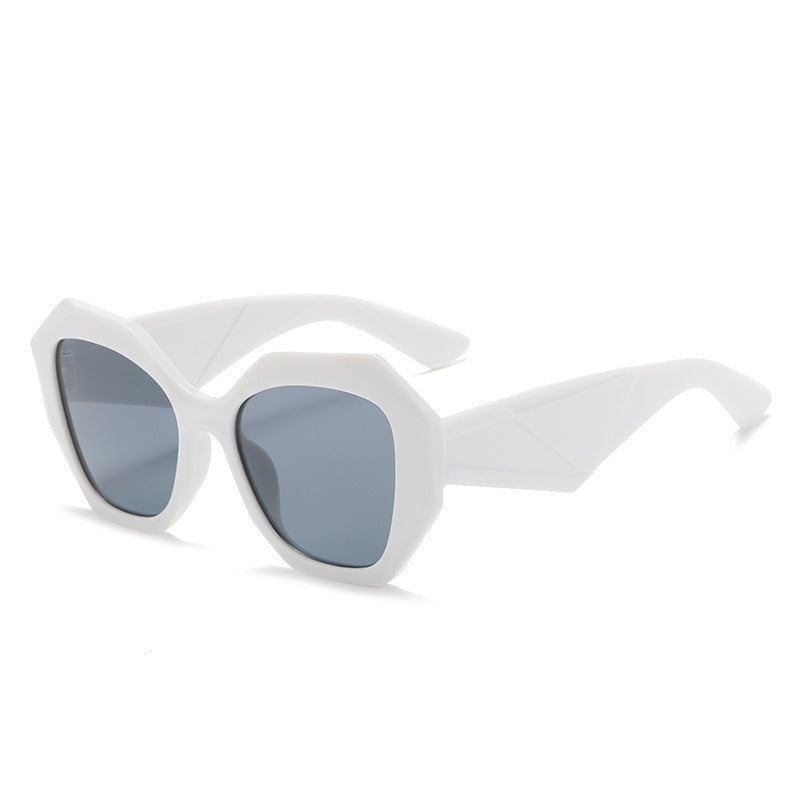 Women's extraordinary polygonal sunglasses Bowlift