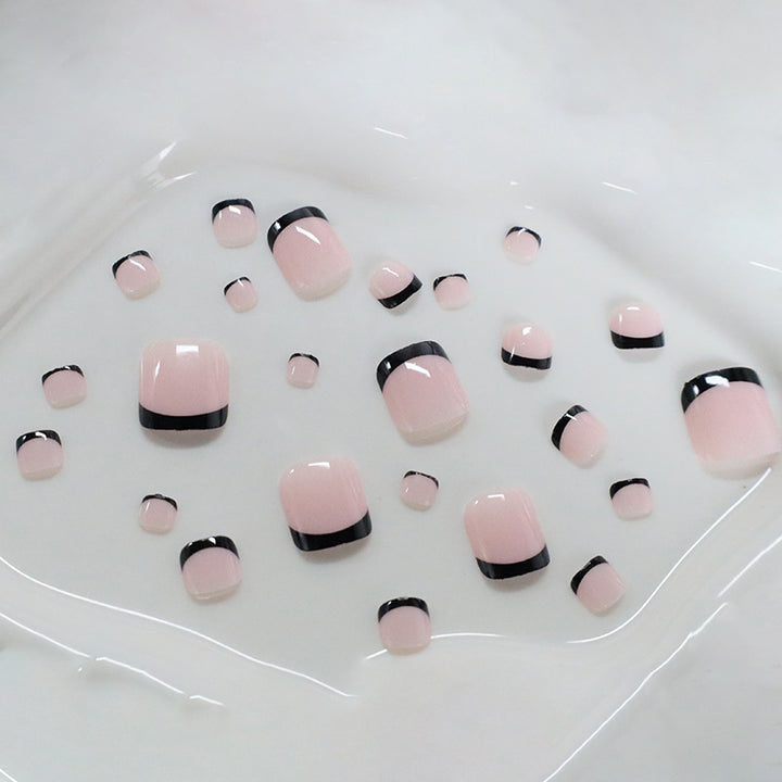 Chic French Tip Nail Art Bowlift