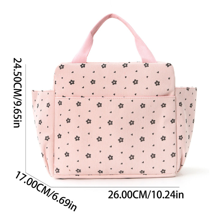 Practical Organizer Bag with Floral Design Bowlift