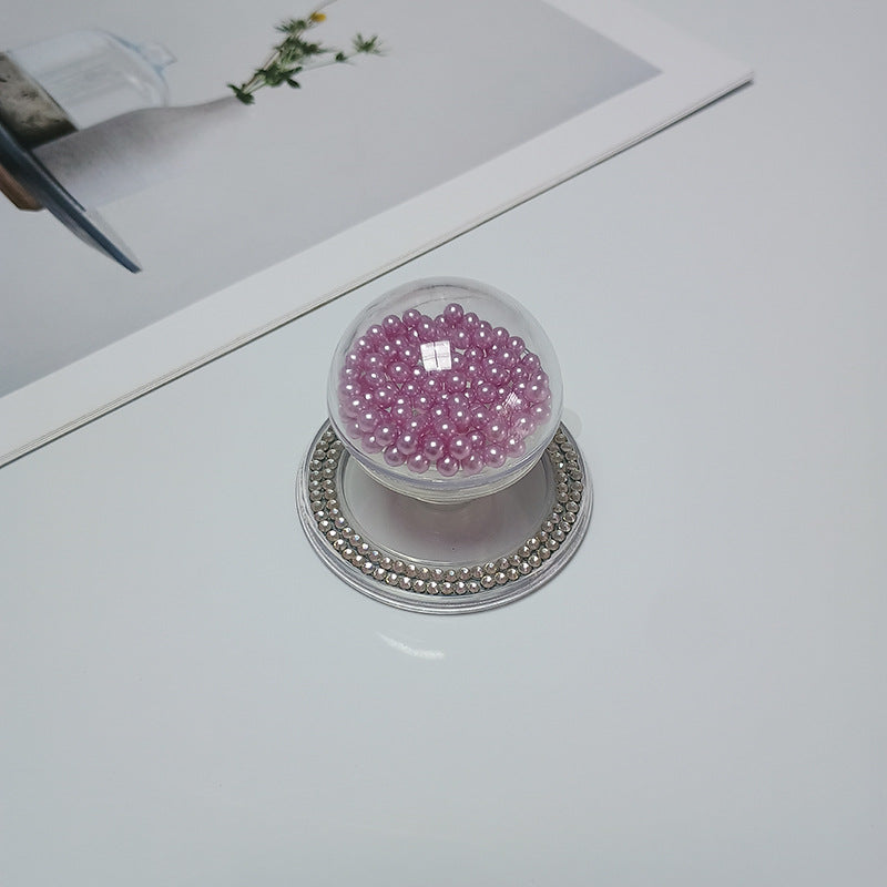 Decorative Beaded Cosmetic Mirror Bowlift
