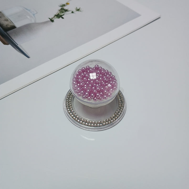 Decorative Beaded Cosmetic Mirror Bowlift