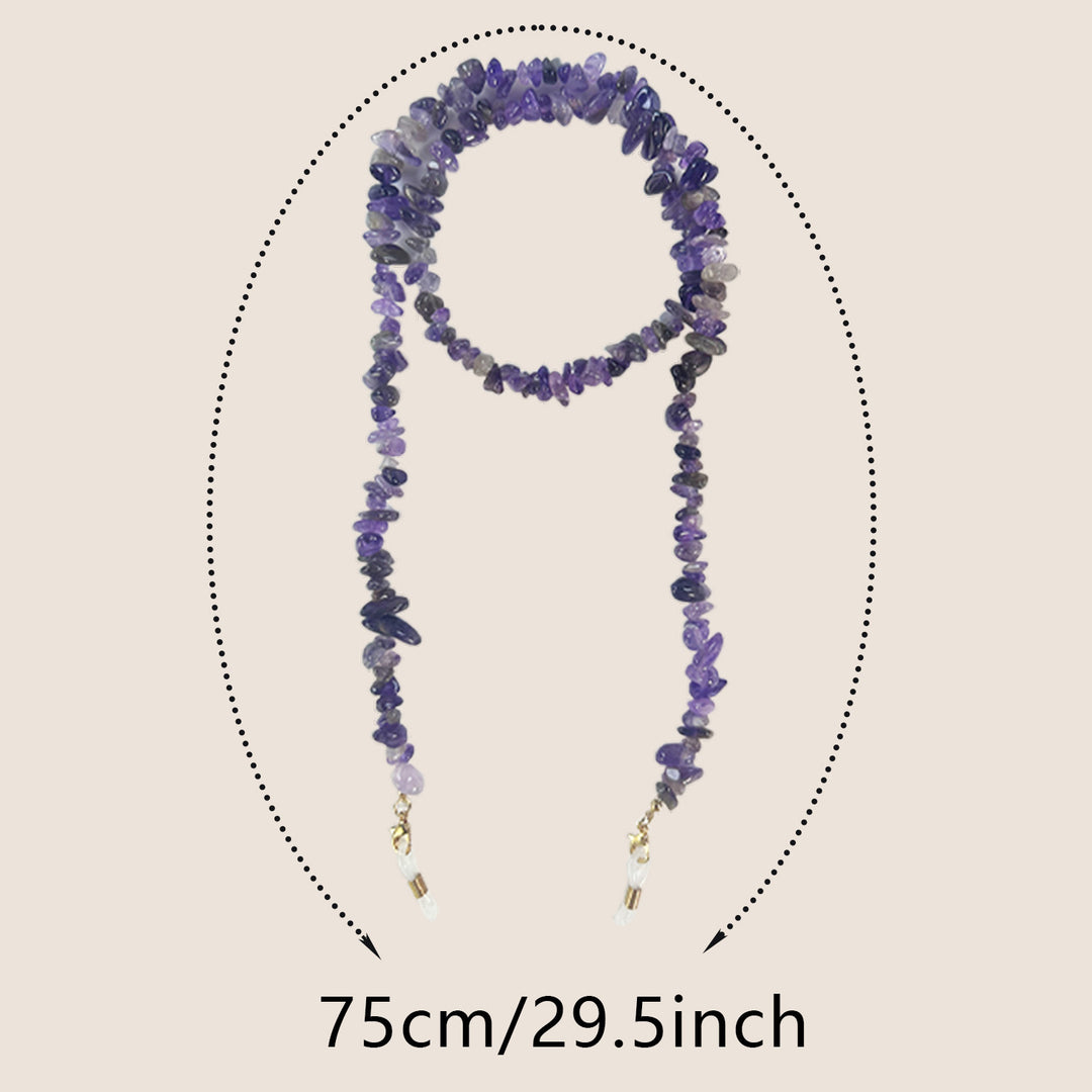 Natural Crystal Eyewear Chain Bowlift