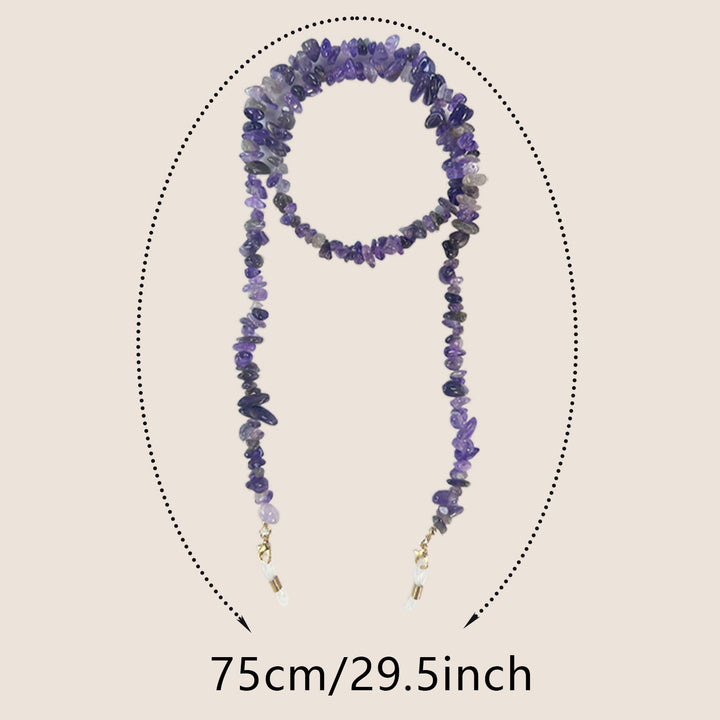 Natural Crystal Eyewear Chain Bowlift