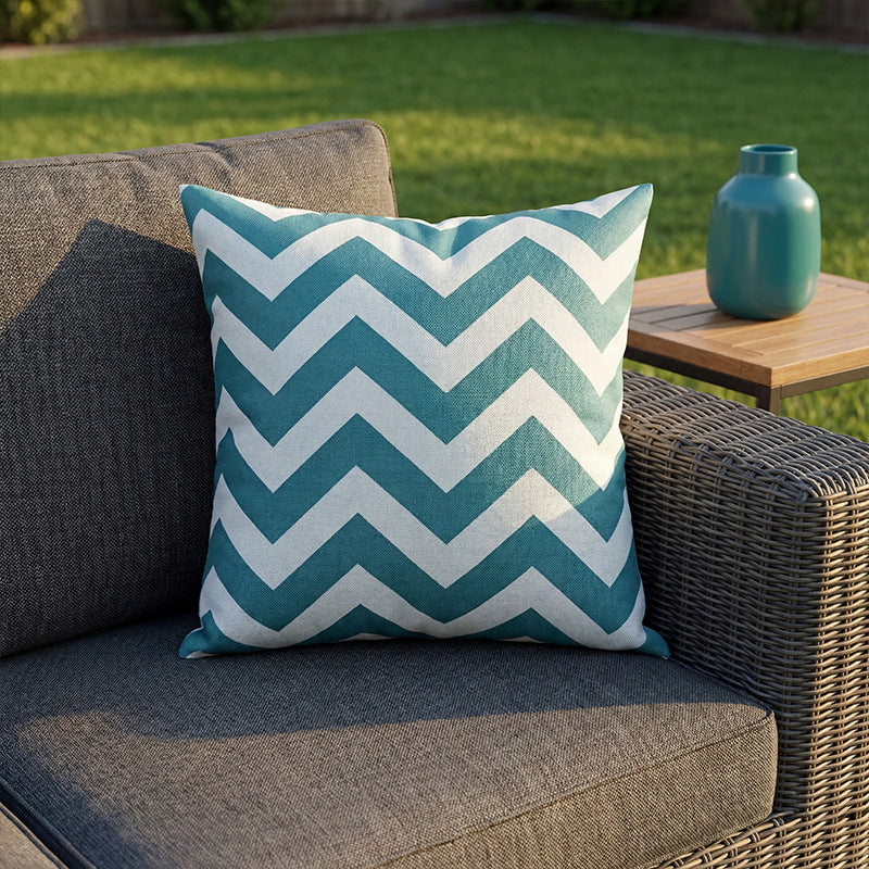 Chevron Patterned Decorative Pillow