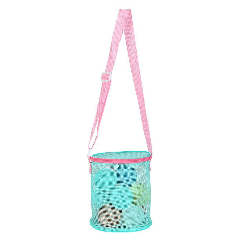 Versatile Beach Bag In Airy Mesh Design Bowlift