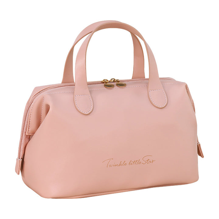 Cosmetic Transport Bag with Elegant Design and Practical Storage Bowlift