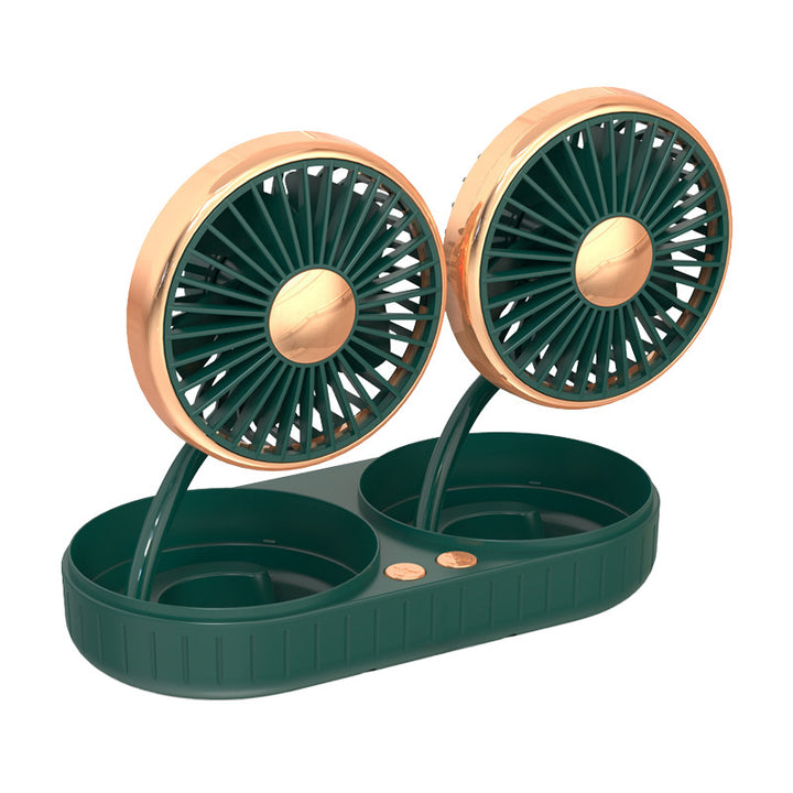 Dual Adjustable Car Air Circulation Fan Bowlift