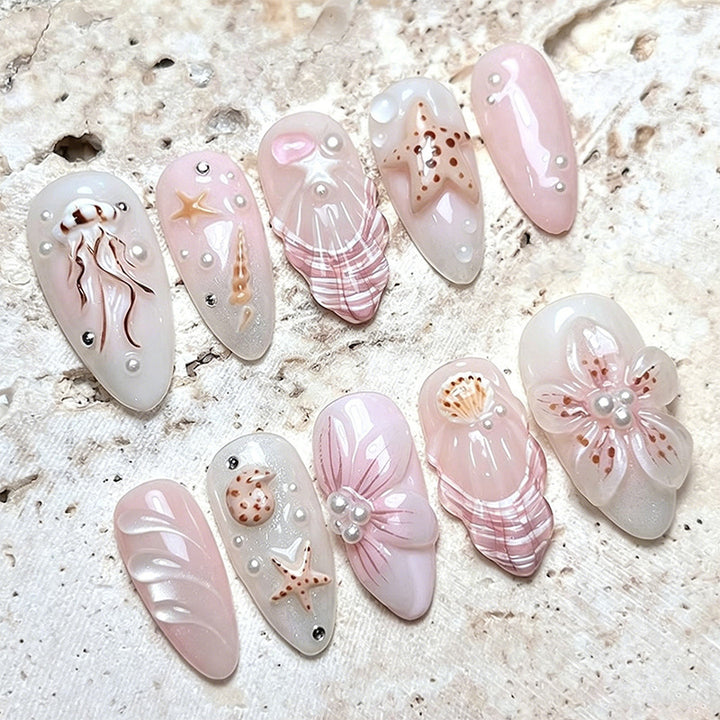 Luxury Nail Art Set with Galactic Designs Bowlift