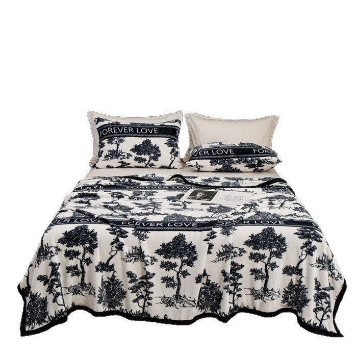 Women Patterned Blanket made of Soft Cotton Bowlift