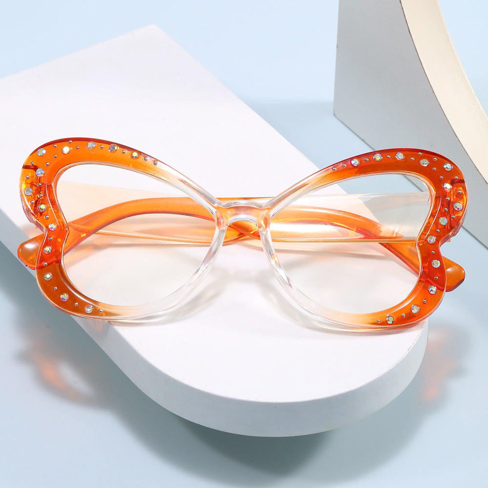 Women's playful heart-shaped sunglasses with glitter accents Bowlift