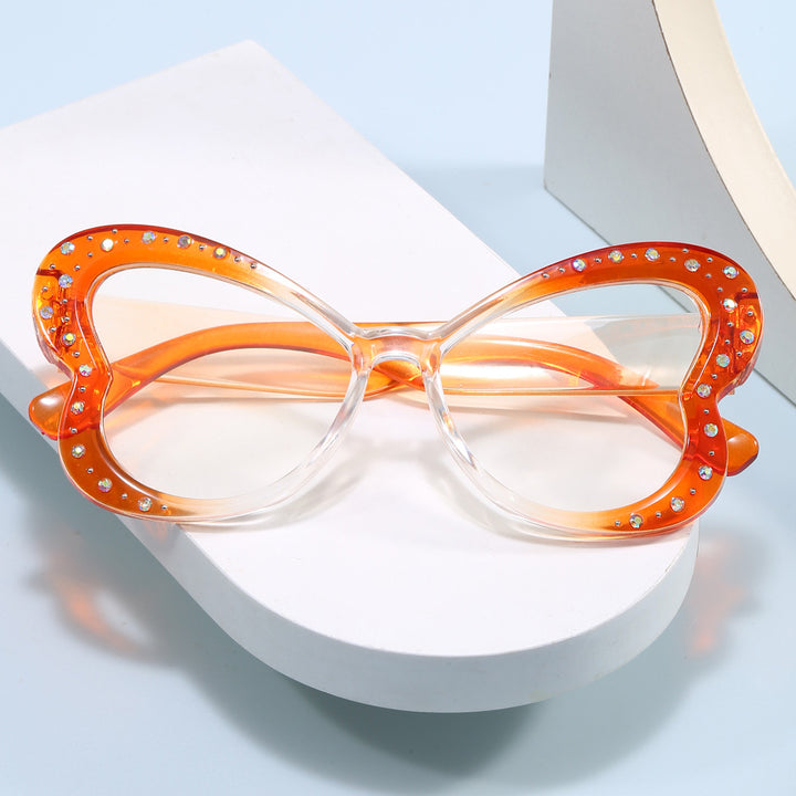 Women's playful heart-shaped sunglasses with glitter accents Bowlift