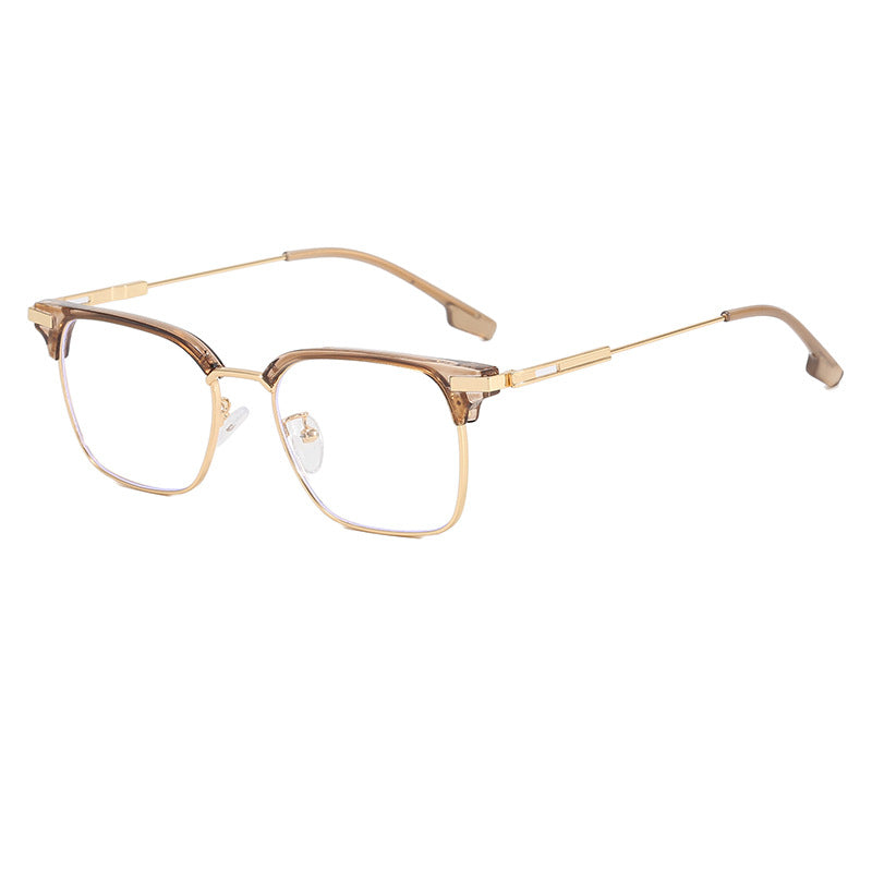 Women's square sunglasses with lightweight metal frame and wide temples Bowlift