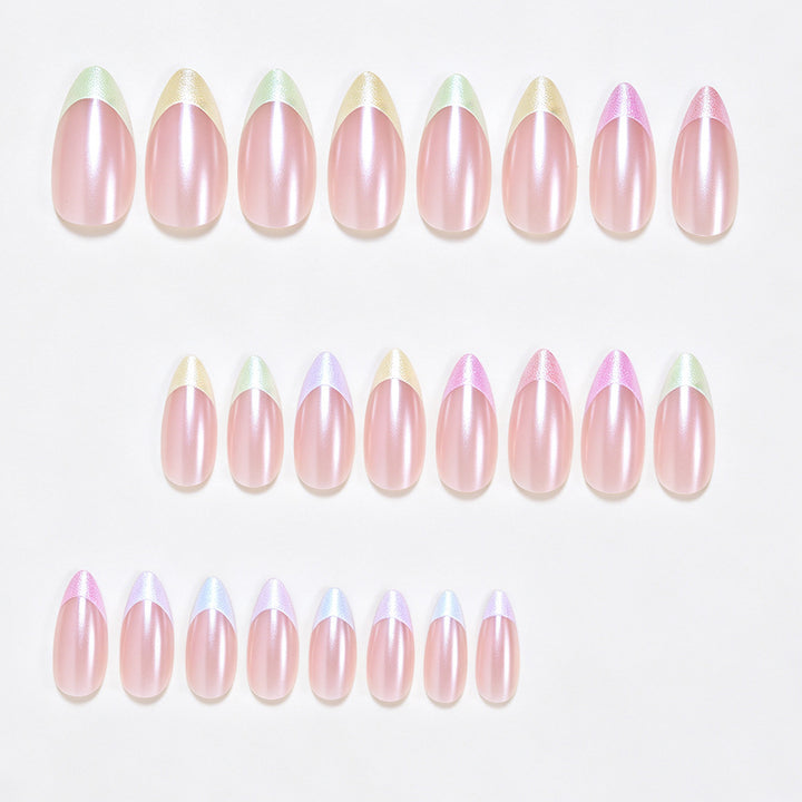Gradient Effect Press-On Nail Tips Bowlift