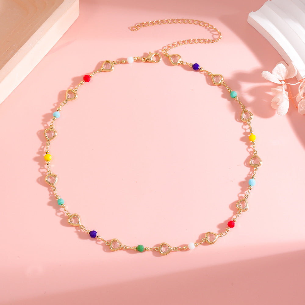 Colorful Heart Charm Bracelet Bowlift