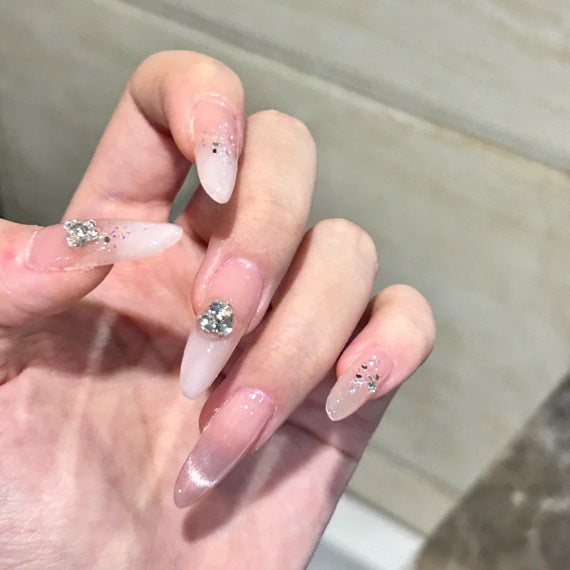 Elegant Press-On Nail Design Bowlift