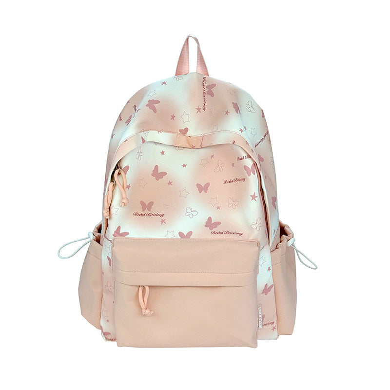 Butterfly Pattern Backpack Bowlift