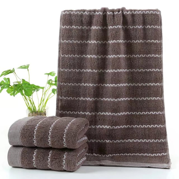 Care Towel With Stylish Stripe Pattern Bowlift