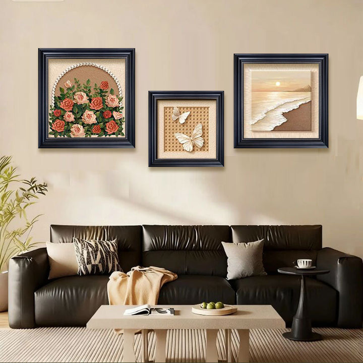 Vintage Floral Decorative Wall Art