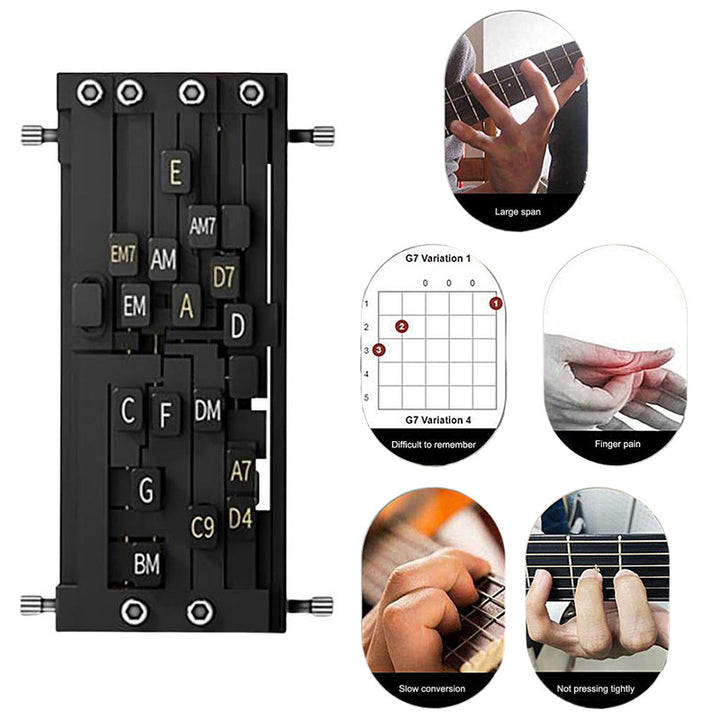 Acoustic Guitar Chord Helper for Beginners, Easy Practice Aid