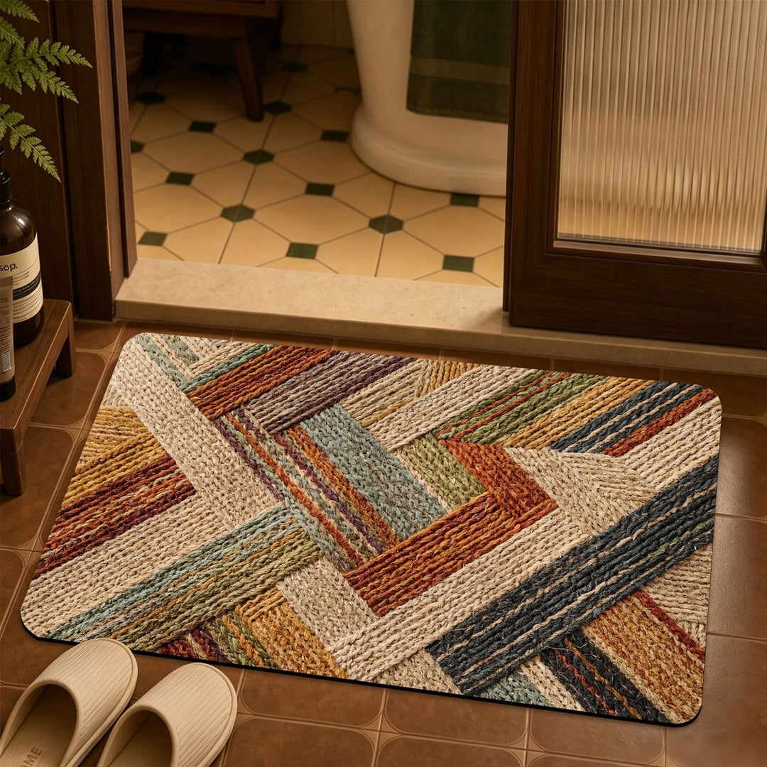 Heart Pattern Decorative Bath Mat Bowlift