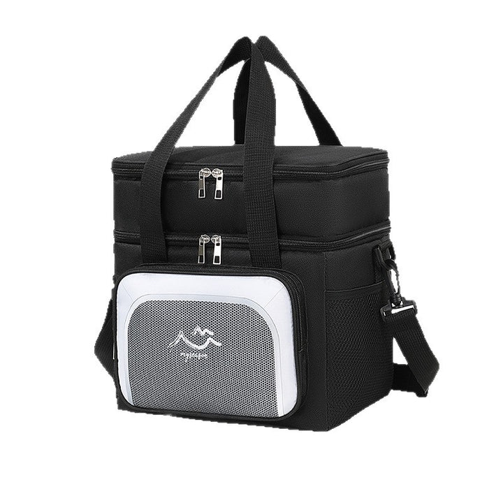 Double Compartment Insulated Cooler Bag