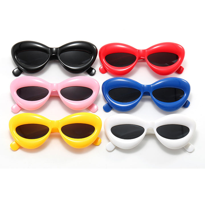 Women's creative designer cat-eye style sunglasses Bowlift