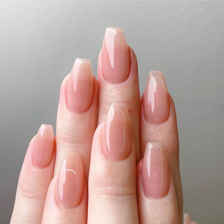 Elegant Heart-Designed Press-On Nail Tips Bowlift