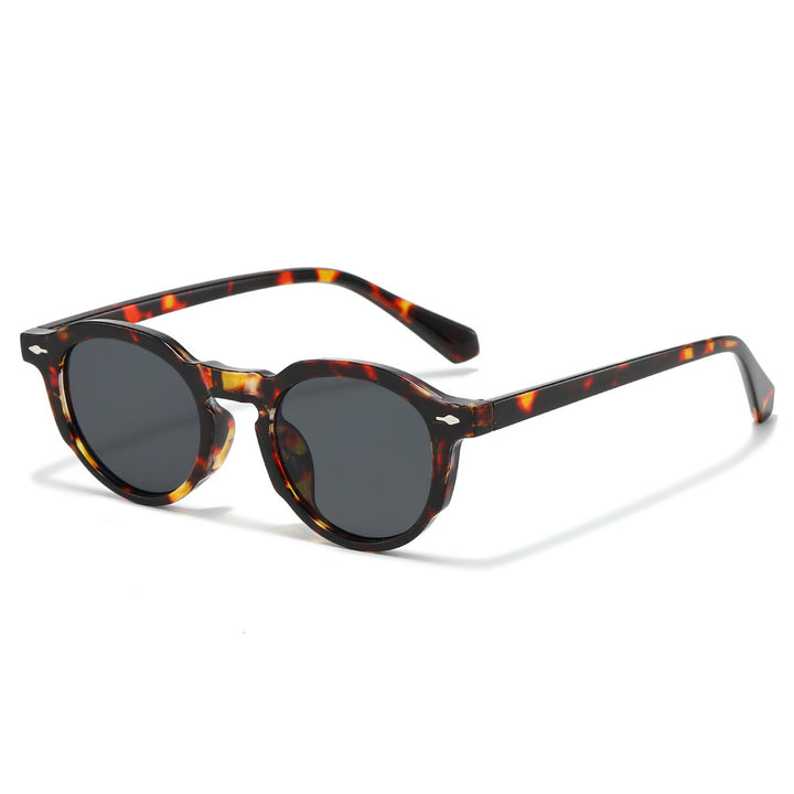 Stylish Retro Oval Frame Sunglasses Bowlift