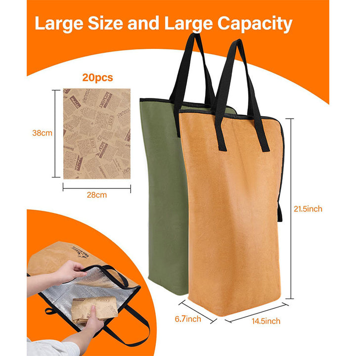 Insulated Thermal Food Carrier Tote Bowlift
