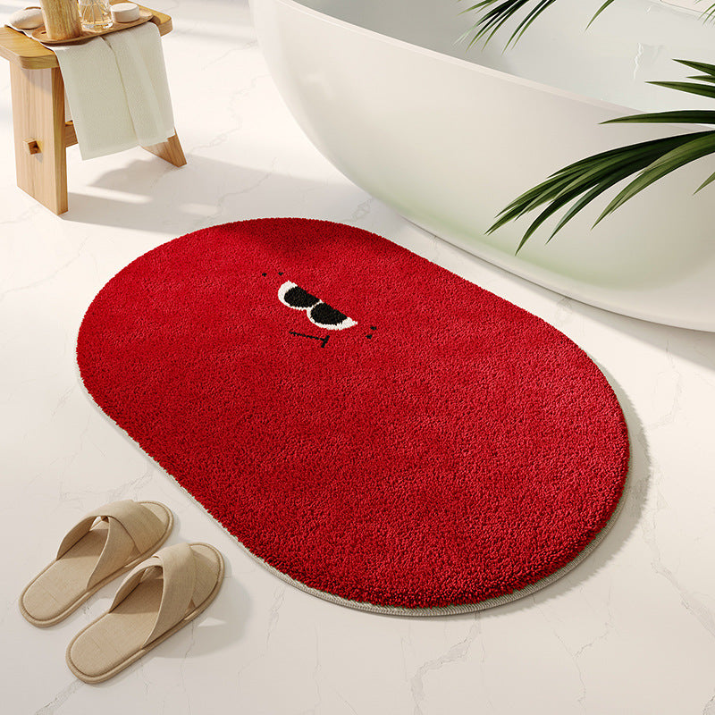 Playful Cartoon-Themed Bath Mat