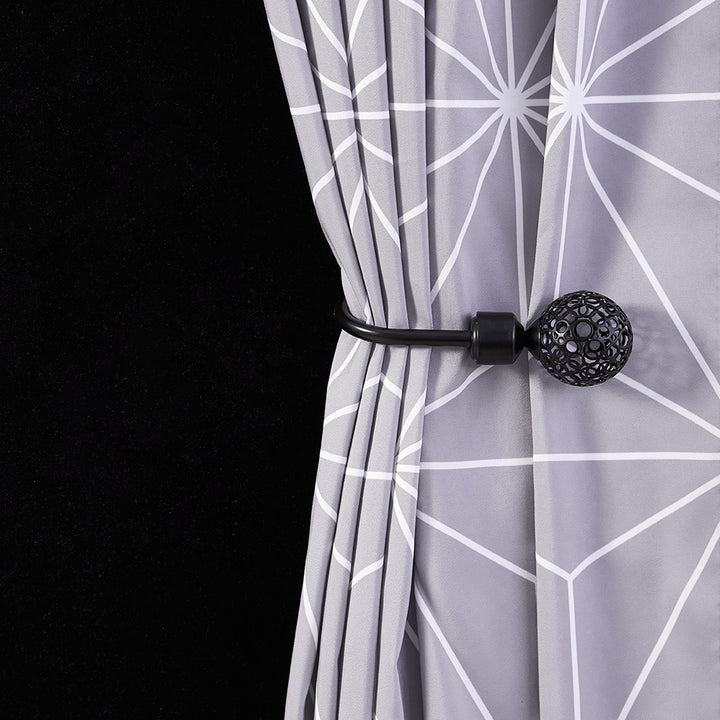 Modern Geometric Pattern Shower Curtain Bowlift