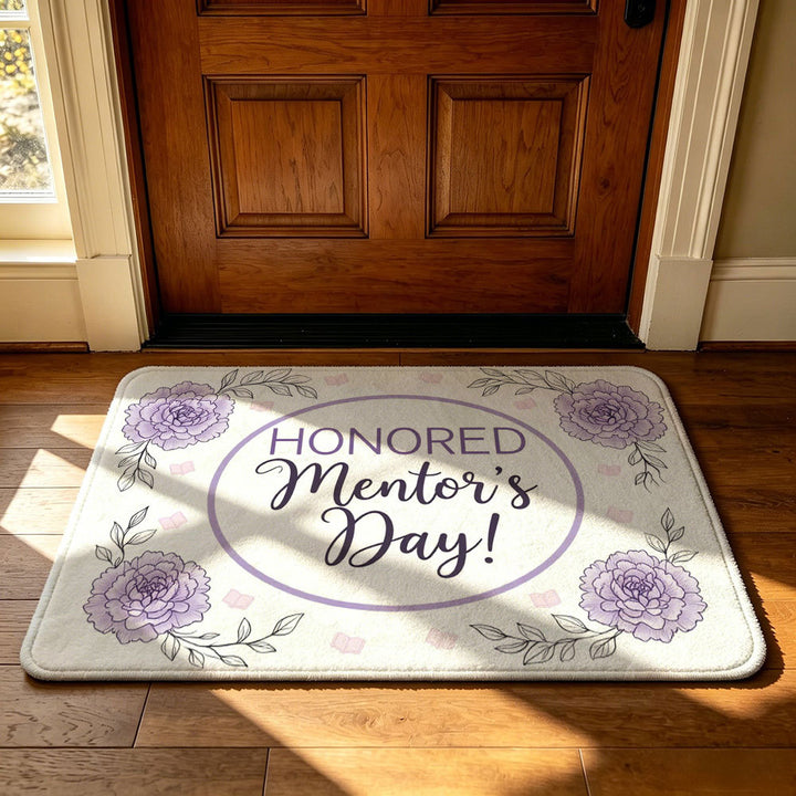 Artistic Geometric Welcome Mat