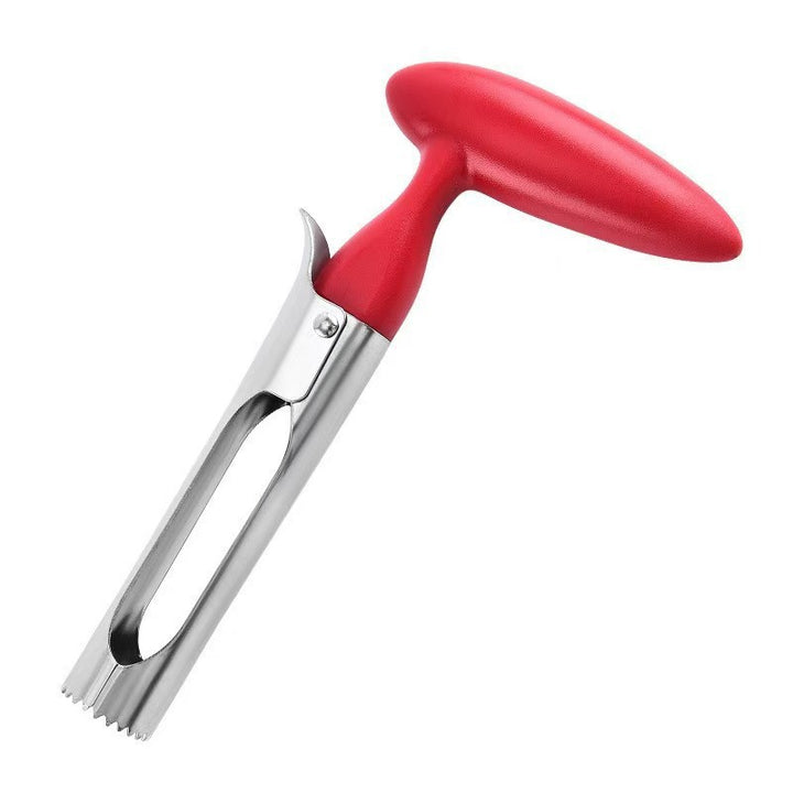 Stainless Steel Apple and Pear Corer with Ergonomic T-Handle Bowlift