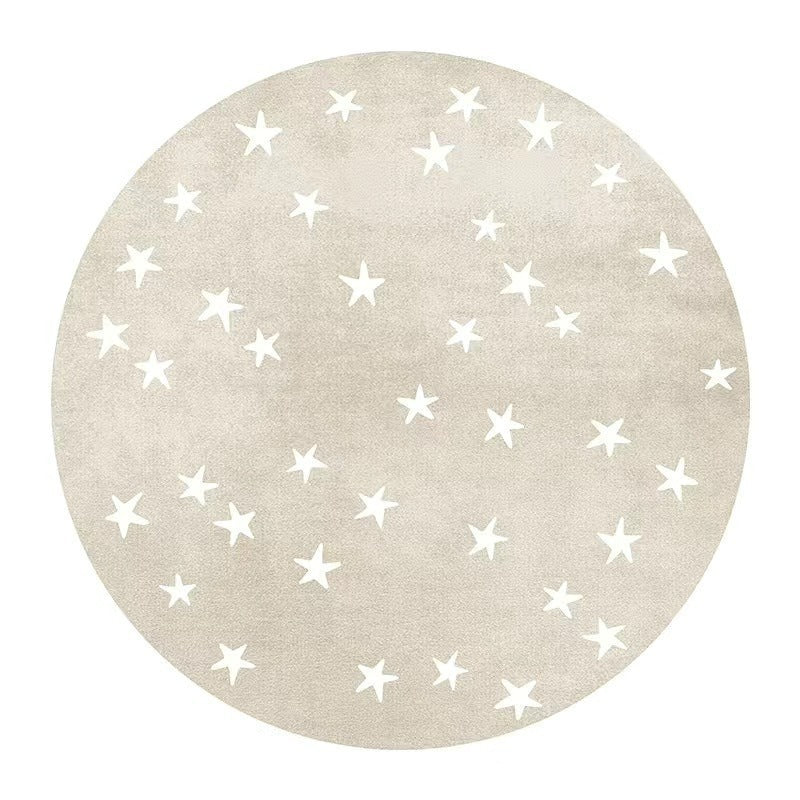 Starry Sky Pattern Round Area Rug