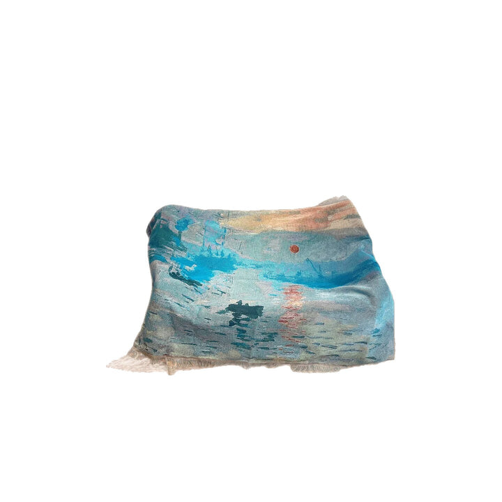 Artistic Floral Throw Blanket