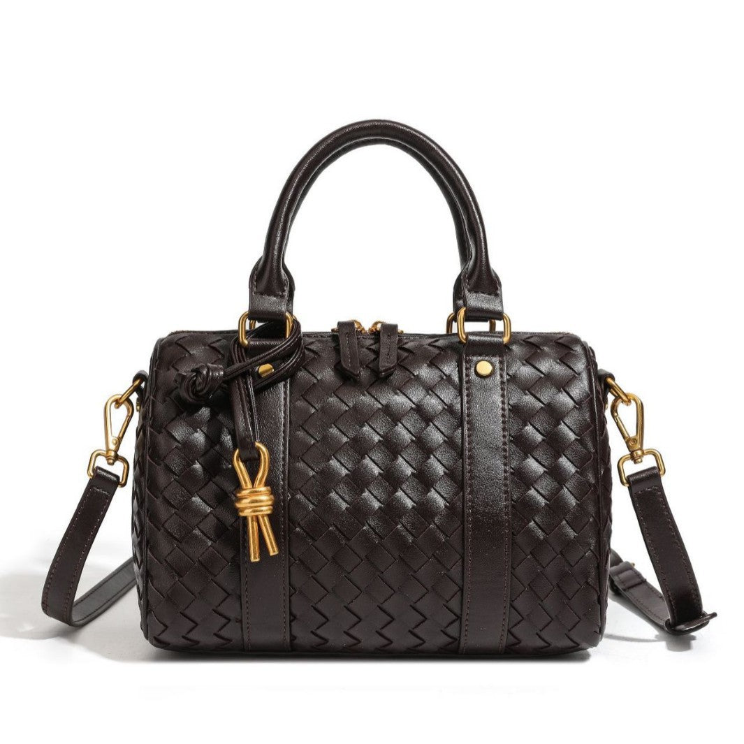 Elegant Braided Handbag Bowlift