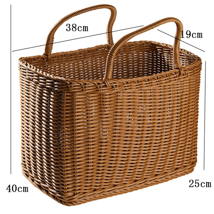 Unisex Large Storage Basket made of Woven Material Bowlift