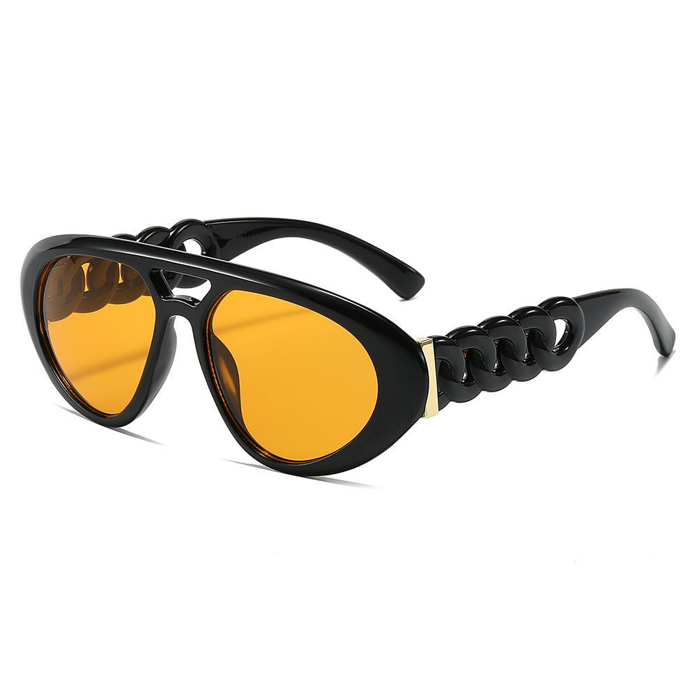 Fashion-Forward Oversized Shield Sunglasses Bowlift