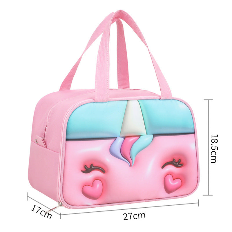 Insulated Lunch Bag with Fun Penguin Design
