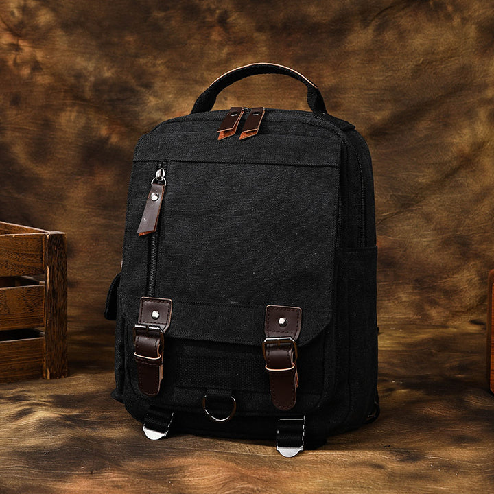 Versatile Canvas Messenger Bag Bowlift